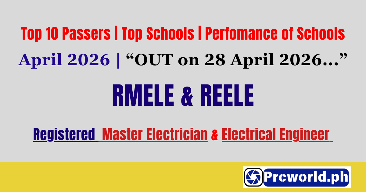 RMELE REELE April 2026