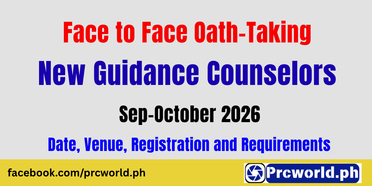 Face to Face Oathtaking New Guidance Counselors 2026